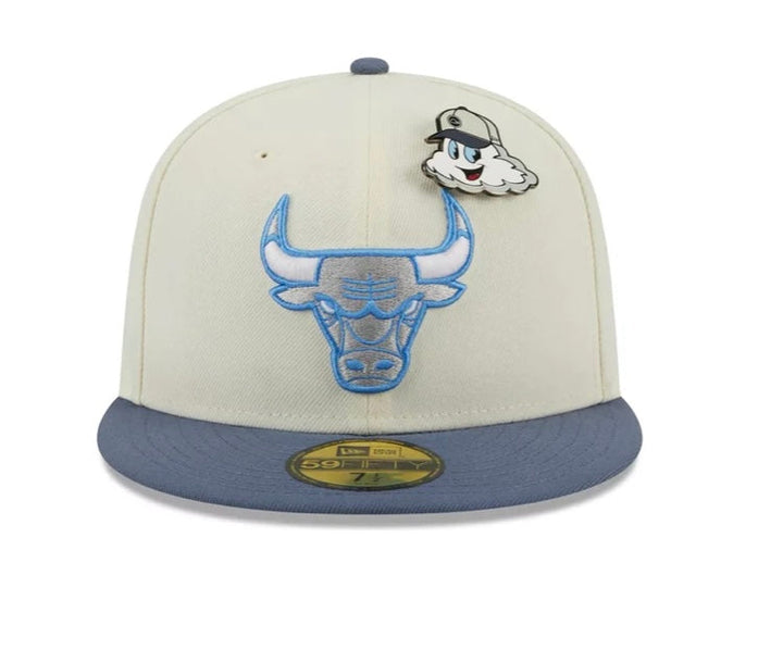 Chicago Bulls 59FIFTY The Elements White/Grey Cap