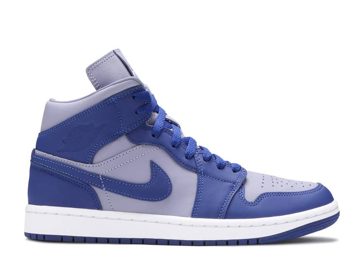 AIR JORDAN 1 MID SE 'IRON PURPLE DEEP ROYAL' WMNS