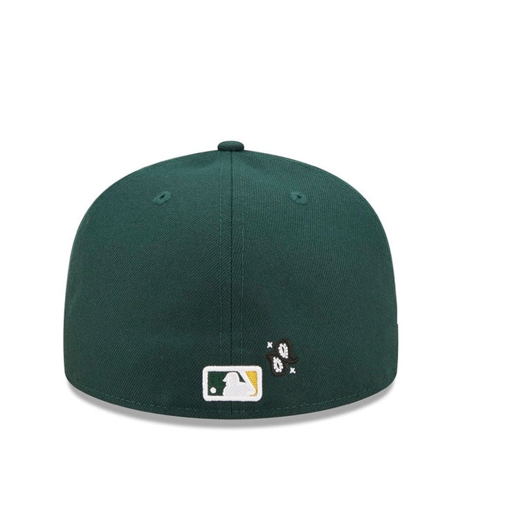 Oakland Athletics All Over Print Paisley Green Cap