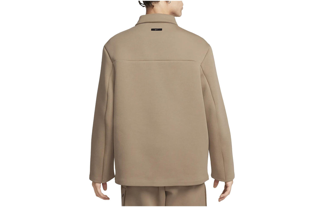 Nike Sportswear Tech Fleece Reimagined Wide Shirt Jacket 'Khaki' FB8168-247
