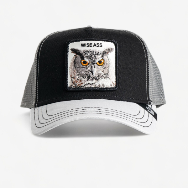 THE V2 OWL TRUCKER - BLACK / WHITE