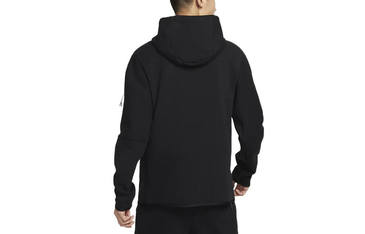 Nike Tech Fleece Pullover Graphic Hoodie 'Black' DX0578-010
