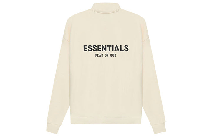 Fear of God Essentials SS21 Mockneck Half Zip Buttercream FOG-SS21-576