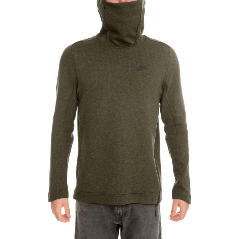 Nike Tech Fleece Pullover Hoodie 'LEGION GREEN HEATHER' 832116-331