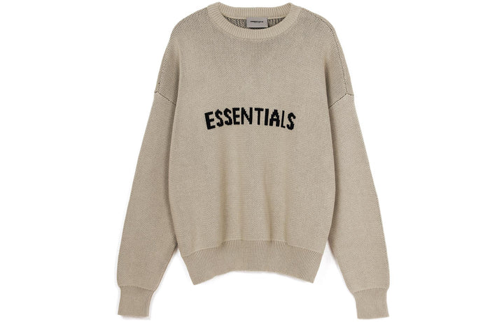 Fear of God Essentials FW21 Knit Pullover Sweater Linen FOG-FW21-109