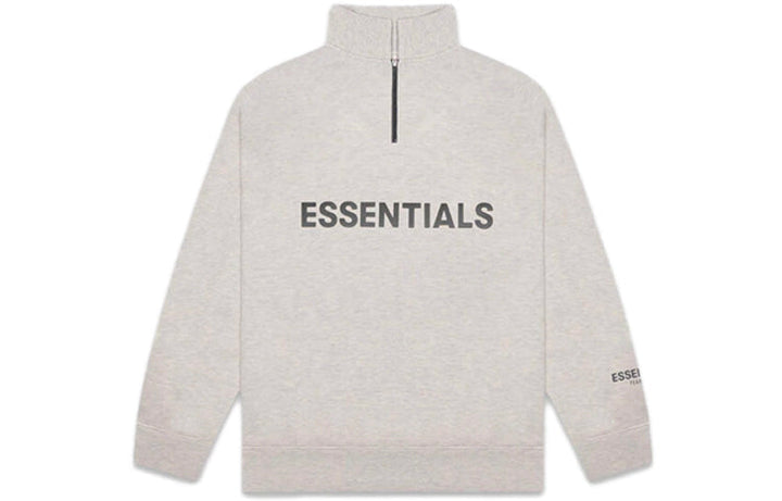 Fear of God Essentials FW20 Half Zip Pullover 'Oatmeal' 0192250500229260