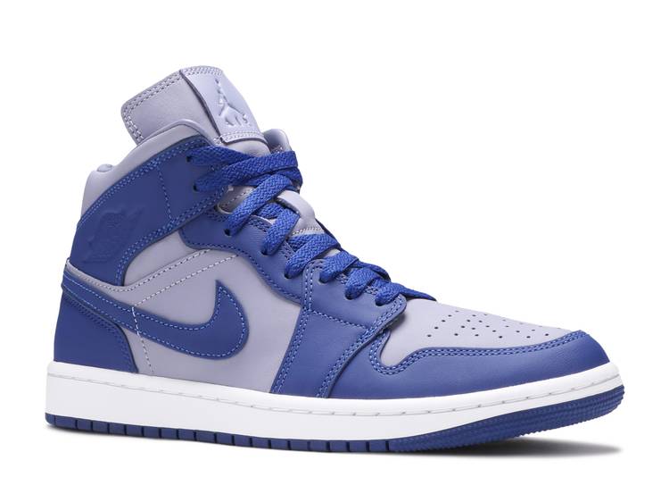 AIR JORDAN 1 MID SE 'IRON PURPLE DEEP ROYAL' WMNS
