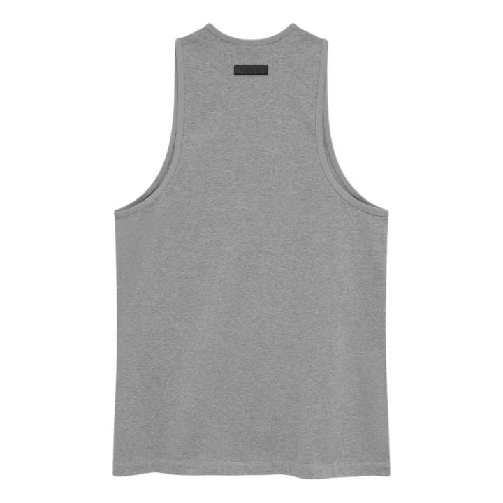 Fear of God Essentials Tank Top 'Dark Heather Oatmeal' 125SP242043F