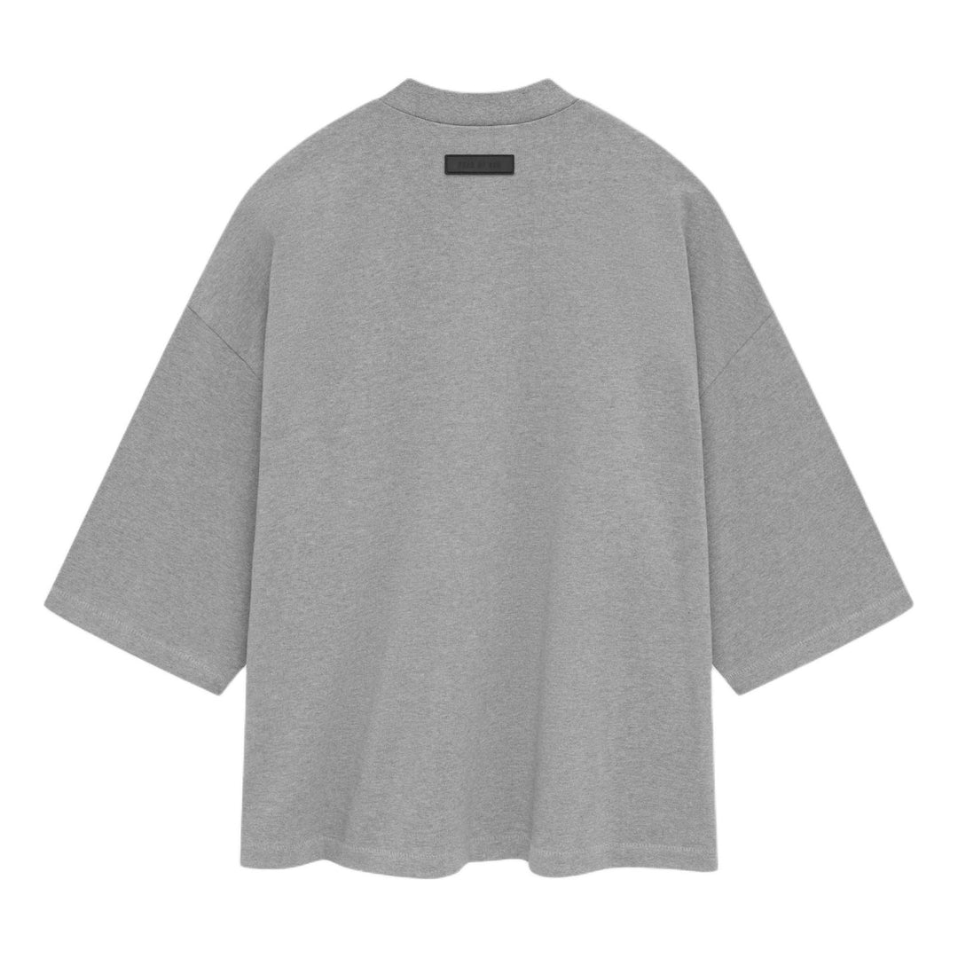 Fear of God Essentials SS24 Football T-Shirt 'Dark Heather Oatmeal' 125SP244103F