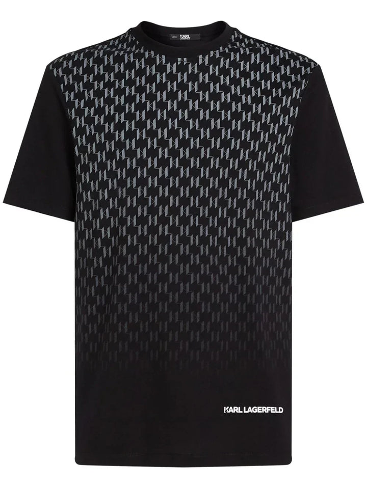 Karl Lagerfeld monogram-print T-shirt