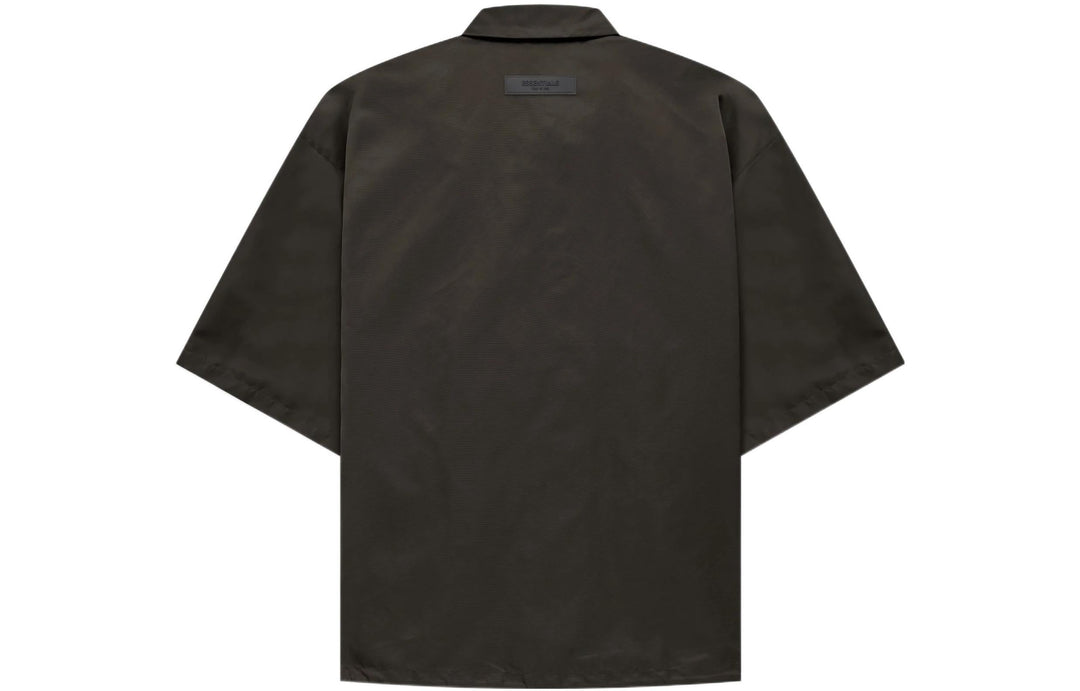 Fear of God Essentials FW22 SS Nylon Shirt 'Off Black' FOG-FW22-626