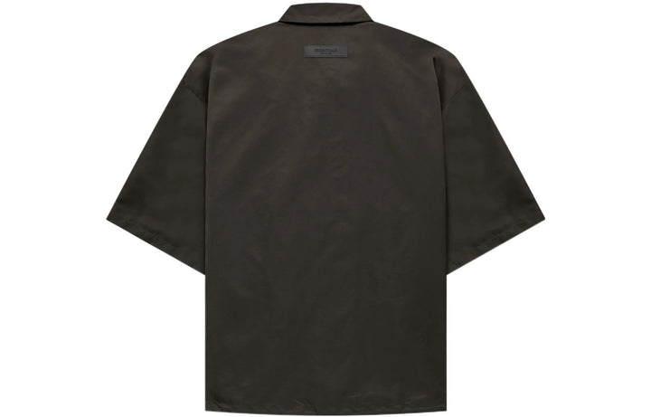 Fear of God Essentials FW22 SS Nylon Shirt 'Off Black' FOG-FW22-626