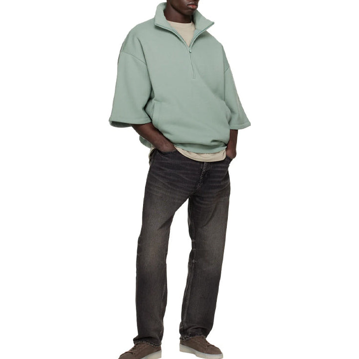 Fear of God Essentials SS23 3/4 Half-Zip Sweatshirt 'Sycamore' 192BT224311F