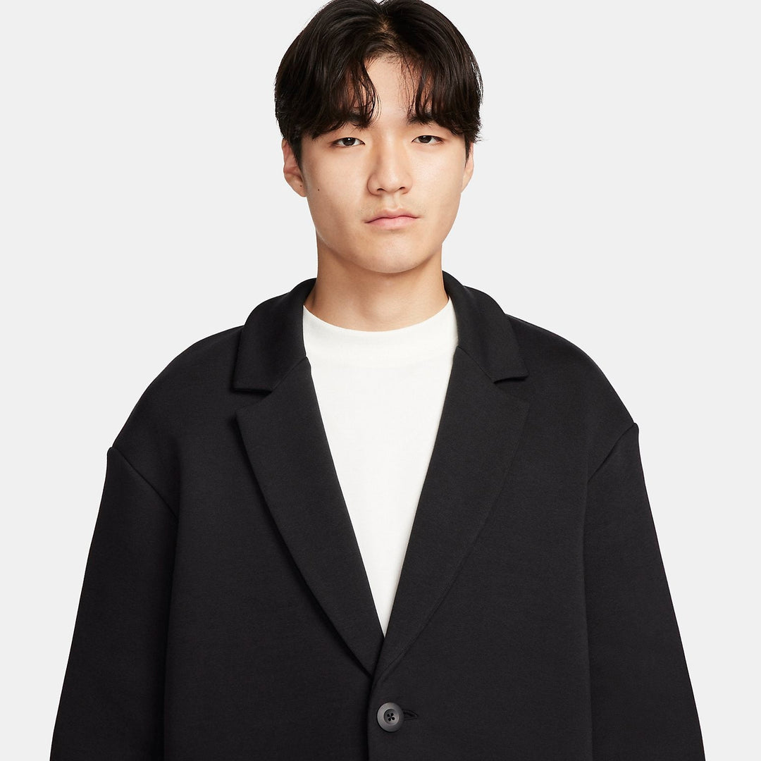 Nike Sportswear Tech Fleece Reimagined Loose Fit Trench Coat 'Black' FN0602-010