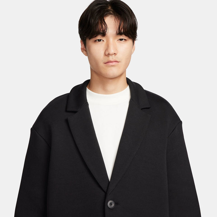 Nike Sportswear Tech Fleece Reimagined Loose Fit Trench Coat 'Black' FN0602-010