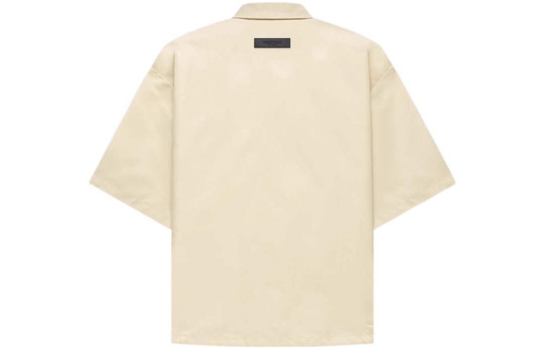 Fear of God Essentials FW22 Ss Nylon Shirt 'Egg Shell' FOG-FW22-058