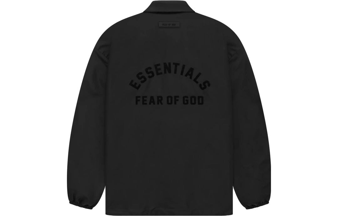 Fear of God Essentials The Black Collection Coaches Jacket 'Jet Black' 202SP232010F