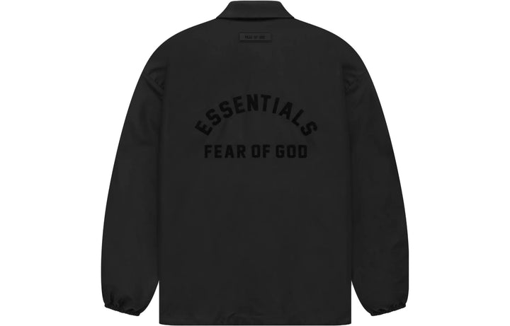 Fear of God Essentials The Black Collection Coaches Jacket 'Jet Black' 202SP232010F