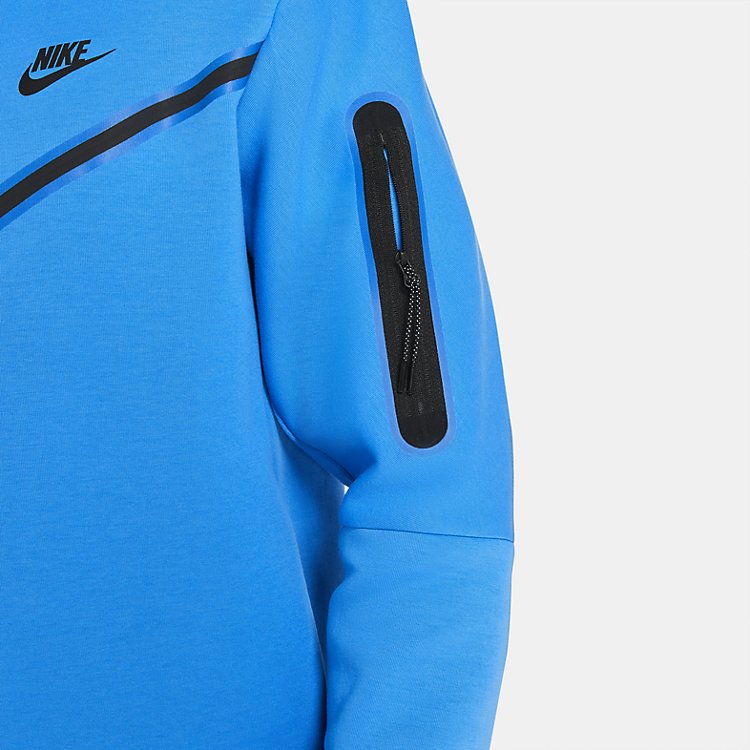 Nike Sportswear Tech Fleece Full-zip Hoodie 'Light Photo Blue' CU4489-435