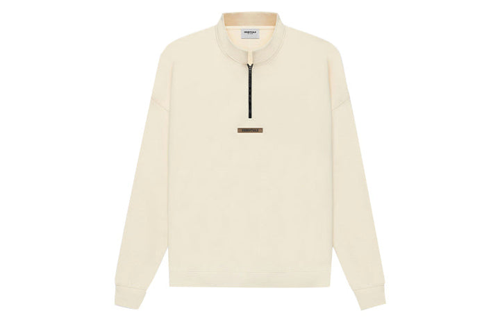 Fear of God Essentials SS21 Mockneck Half Zip Buttercream FOG-SS21-576