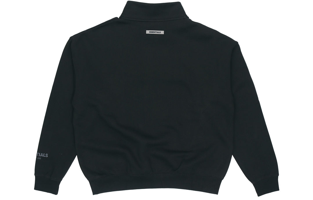 Fear of God Essentials FW20 Half Zip Sweatshirt 'Black' 0192250500211001