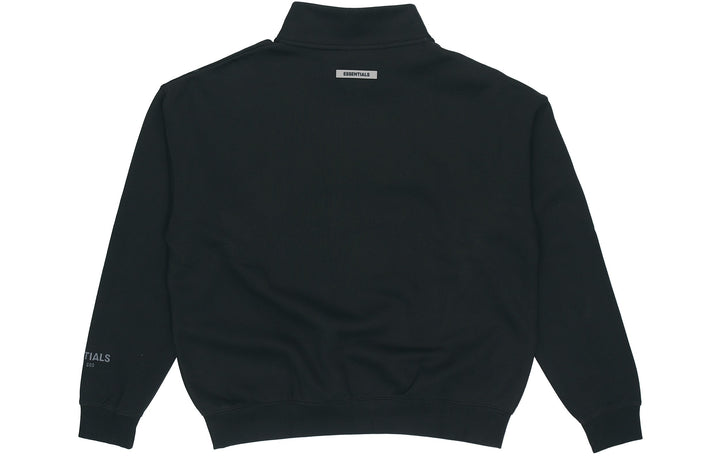 Fear of God Essentials FW20 Half Zip Sweatshirt 'Black' 0192250500211001