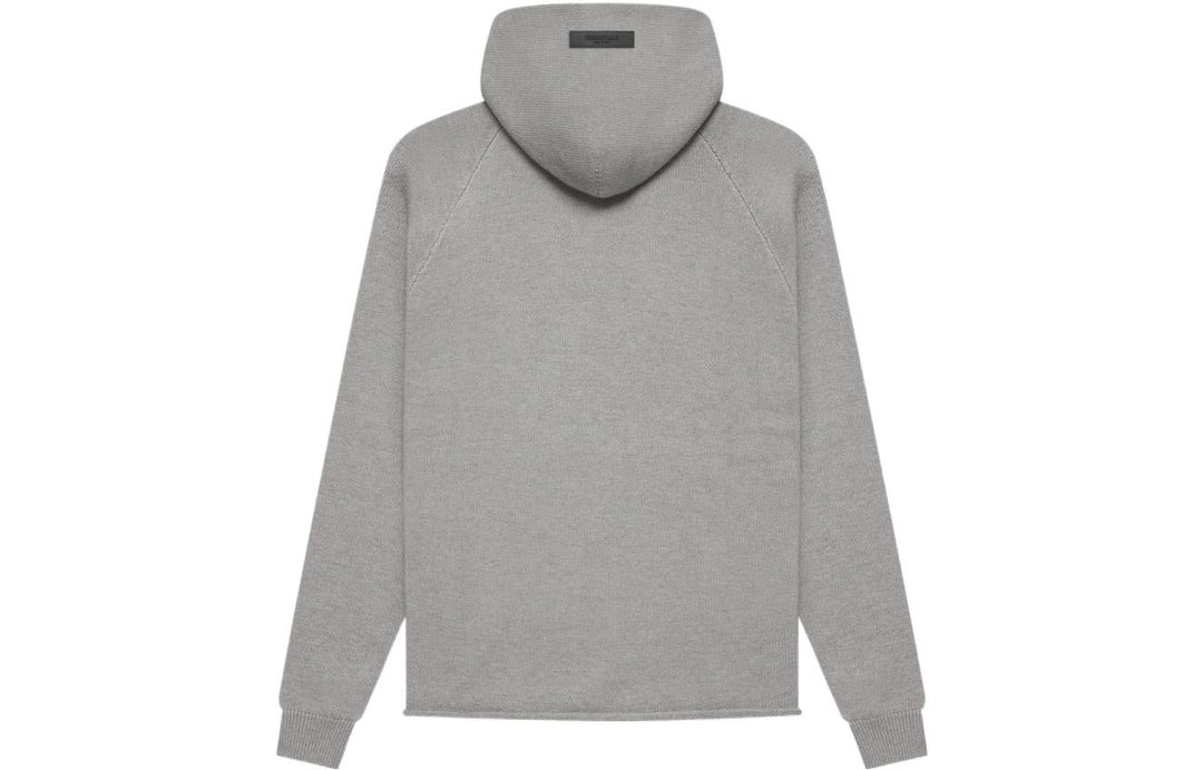 Fear of God Essentials SS22 Knit Hoodie Dark 1977 Oatmeal FOG-SS22-293