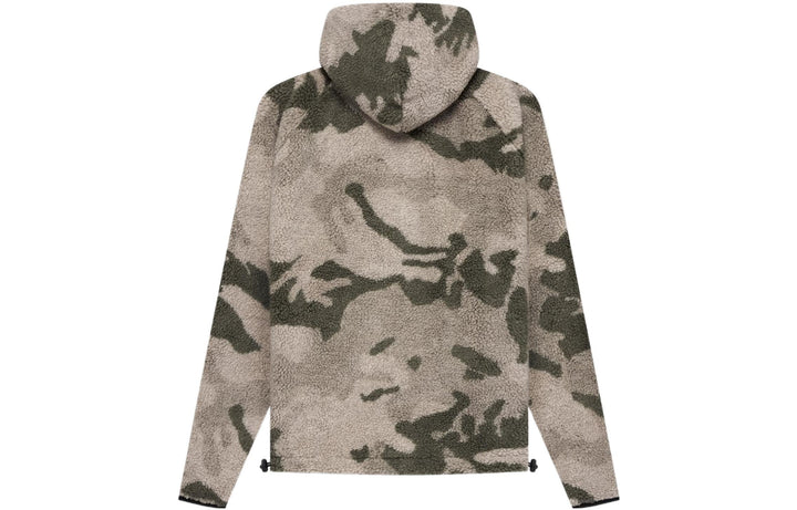Fear of God Essentials SS22 Polar Fleece Half Zip Hoodie 'Camouflage' FOG-SS22-402