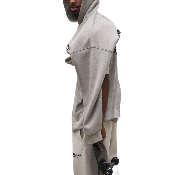 Fear of God Essentials SS22 Relaxed Hoodie 'Dark Oatmeal' FOG-SS22-608