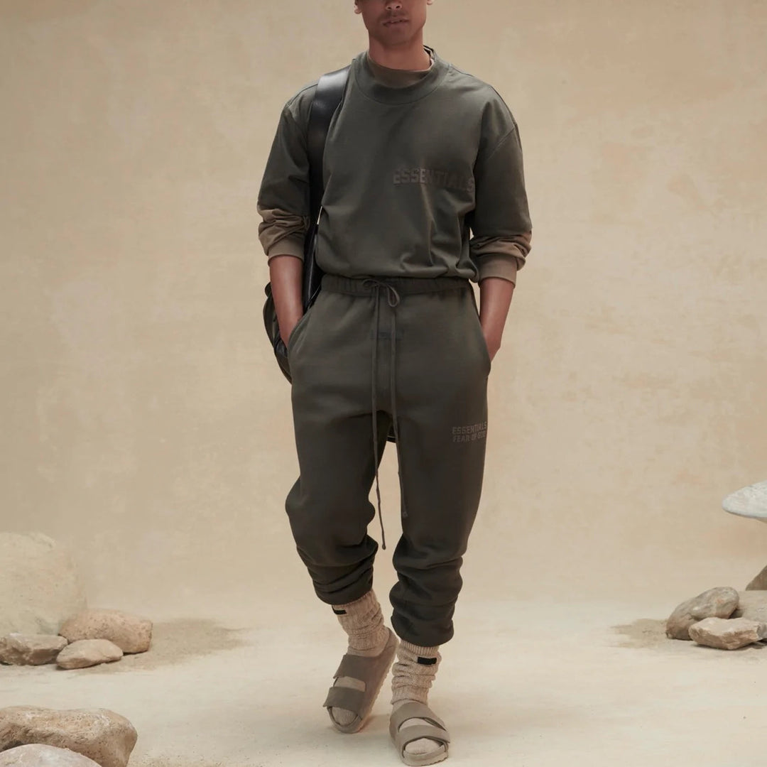 Fear of God Essentials FW22 Short Sleeve Tee Wood FOG-FW22-720