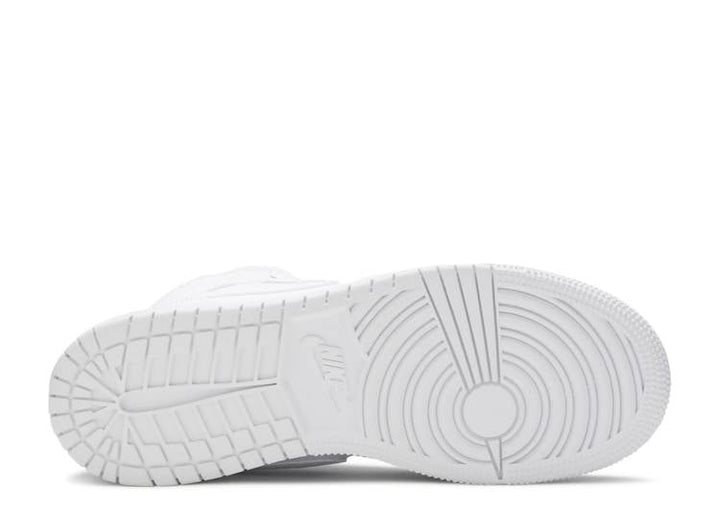 AIR JORDAN 1 MID 'TRIPLE WHITE' GS