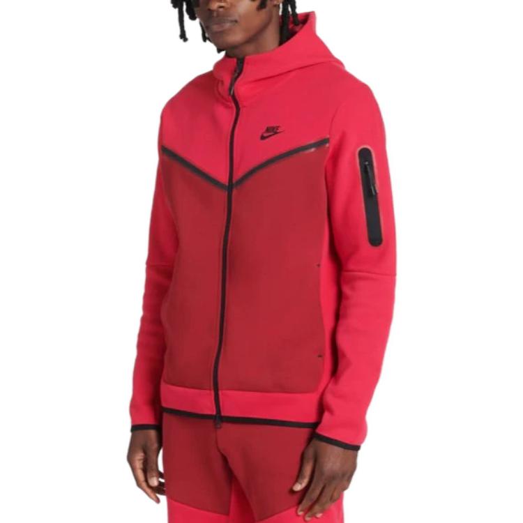 Nike Sportswear Tech Fleece Full-Zip Hoodie 'Very Berry' CU4489-643