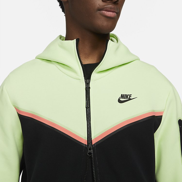 Nike Tech Fleece Full Zip Hoodie 'Lime Ice' CU4489-303