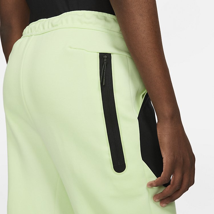 Nike Sportswear Tech Fleece Jogger Pants 'Lime Ice Black' CU4495-303