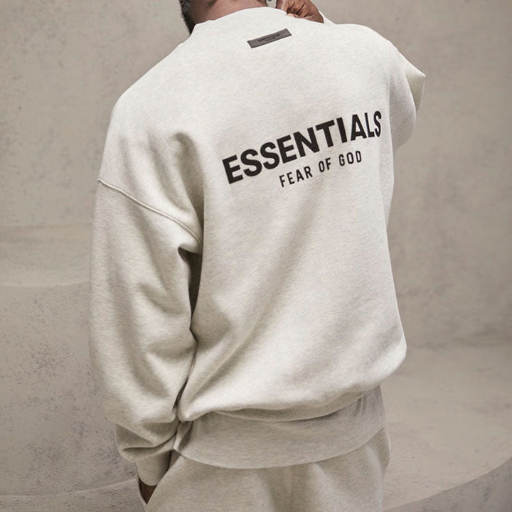 Fear of God Essentials SS22 Crewneck 'Light Oatmeal' FOG-SS22-416