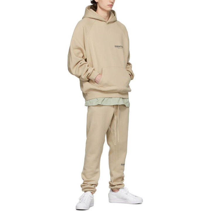 Fear of God Essentials FW21 SSENSE Exclusive Hoodie 'Linen' FOG-FW21-106