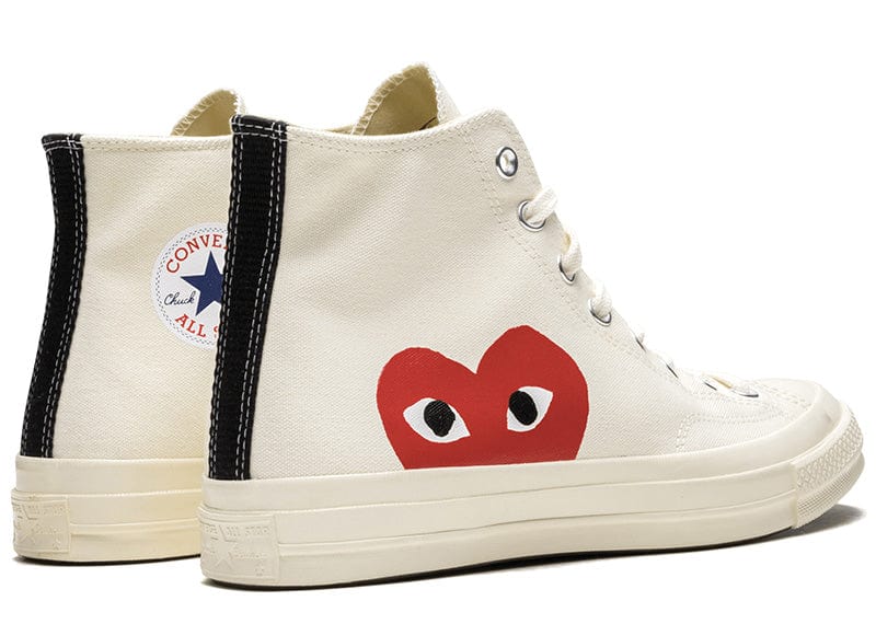 CONVERSE CHUCK TAYLOR ALL-STAR HI X COMME DES GARÇONS ‘PLAY’ MILK