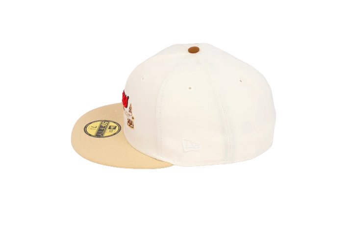 (Final Push) New Era 59Fifty Atlanta Braves 1876 Alternate Logo Side Patch " Eggnog Pack" Fitted Hat