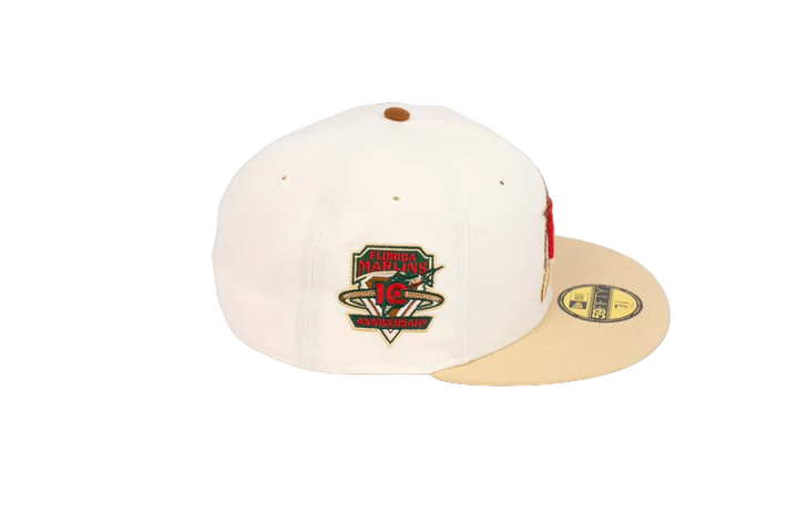 New Era 59Fifty Florida Marlins 10th Anniversary "Eggnog Pack" Fitted Hat
