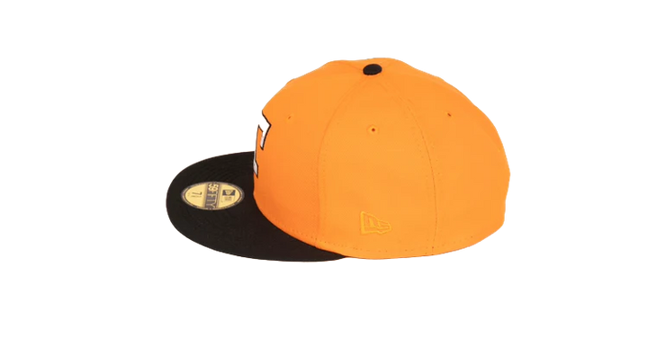 New Era 59Fifty Texas Rangers Arlington Stadium "Kids Classics Pt. 1" Fitted Hat - Orange/Black