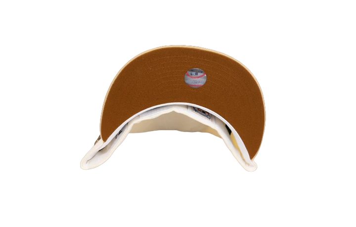 (Final Push) New Era 59Fifty Atlanta Braves 1876 Alternate Logo Side Patch " Eggnog Pack" Fitted Hat