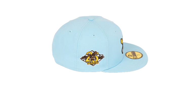 New Era 59Fifty Wilmington Blue Rocks 25th Season Fitted Hat - Blue