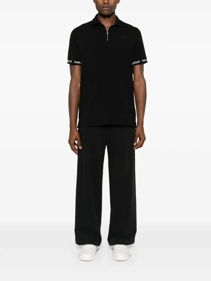 Karl Lagerfeld Ikonik Karl-motif polo shirt