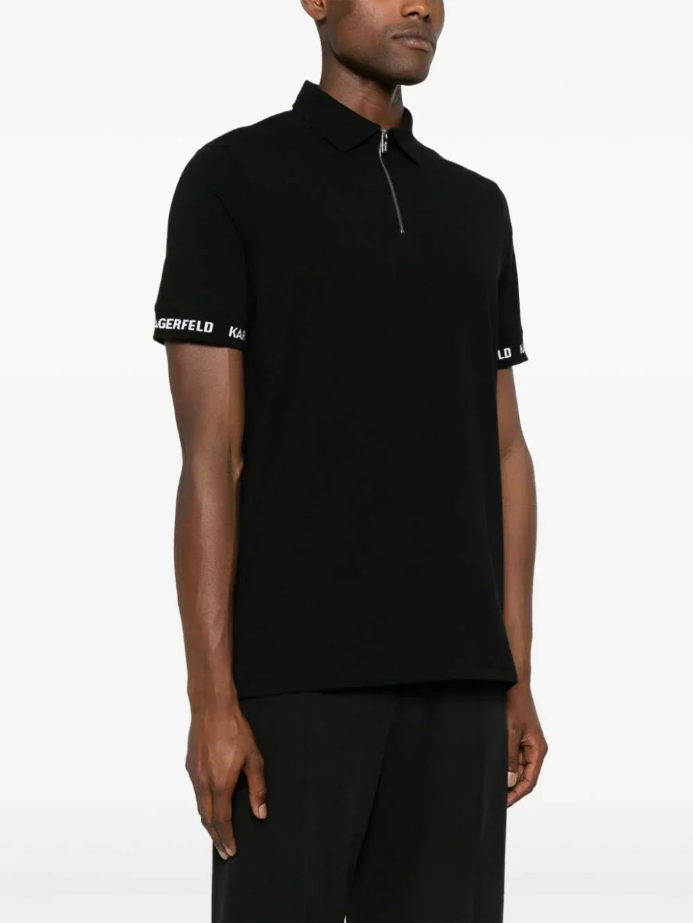 Karl Lagerfeld Ikonik Karl-motif polo shirt