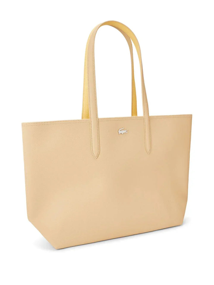 Lacoste logo-plaque tote bag