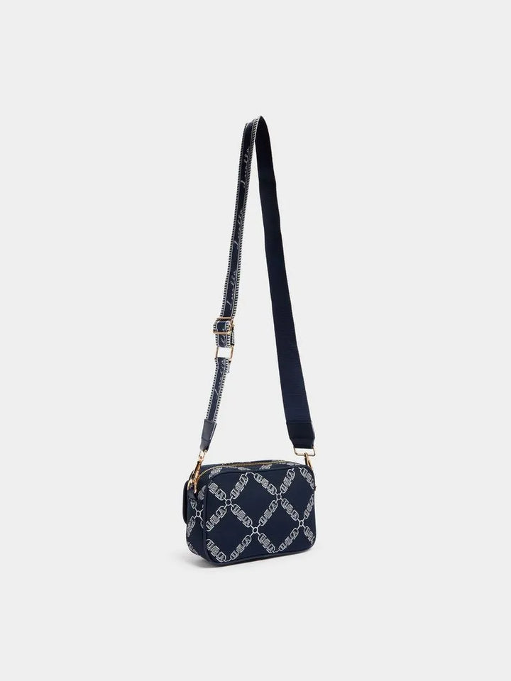 Luella Jacquard Chain Logo Camera Bag