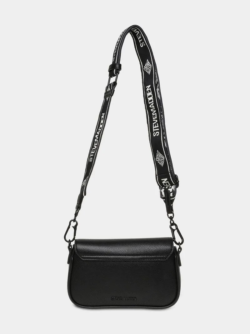 Steve Madden Black Bmae Crossbody Handbag