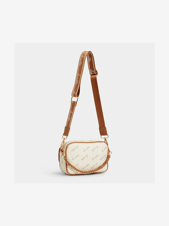 Luella Multi Strap Jacquard Camera Bag