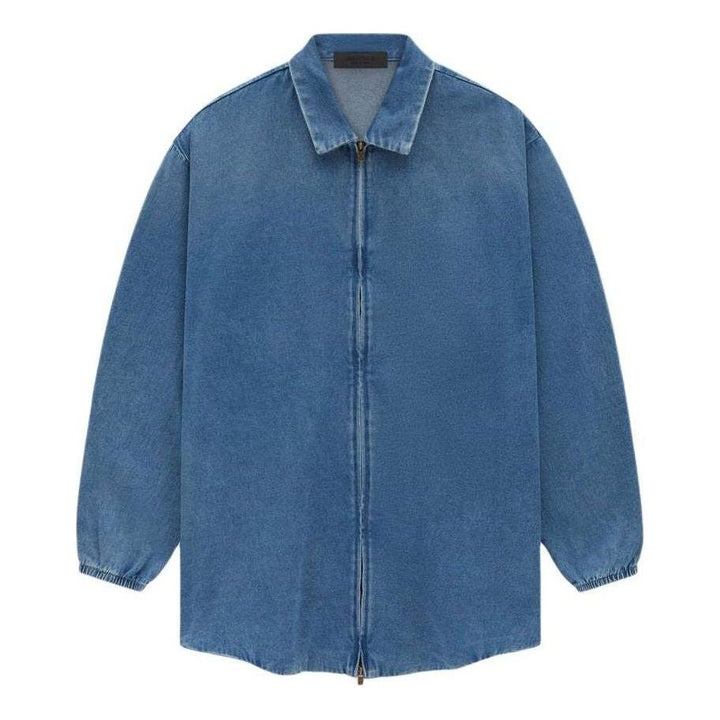 Fear of God Essentials SS24 Denim Overshirt 'Medium Wash' 202SU244590F
