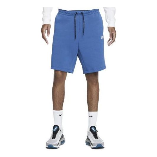 Nike Sportswear Tech Fleece Shorts 'Dark Marina Blue' CU4503-407